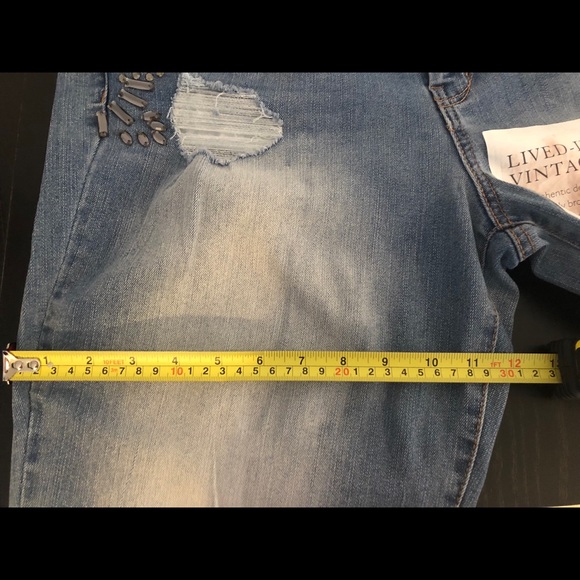 Jessica Simpson Lived in Vintage ripped Jeans. - Picture 6 of 8